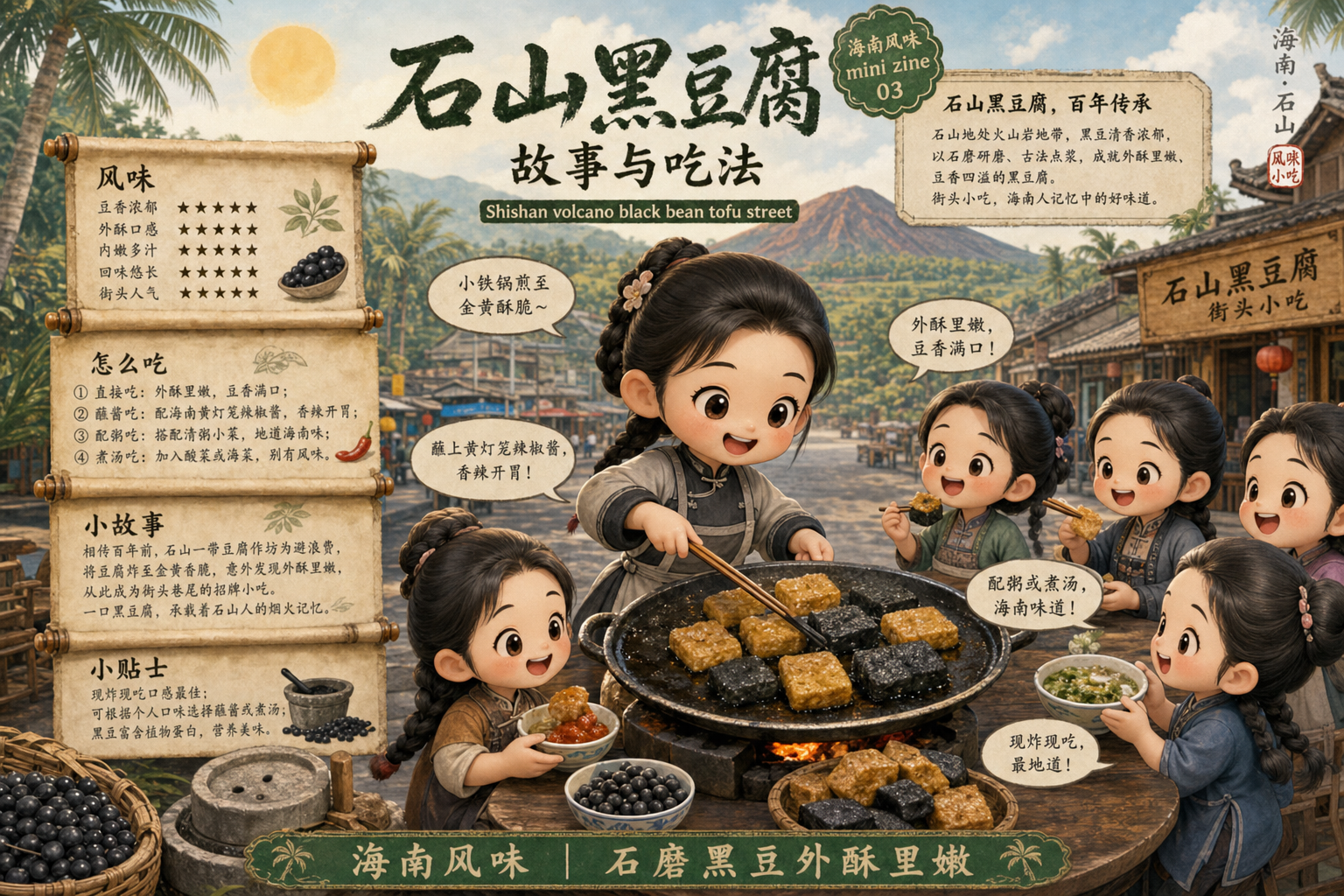 石山黑豆腐