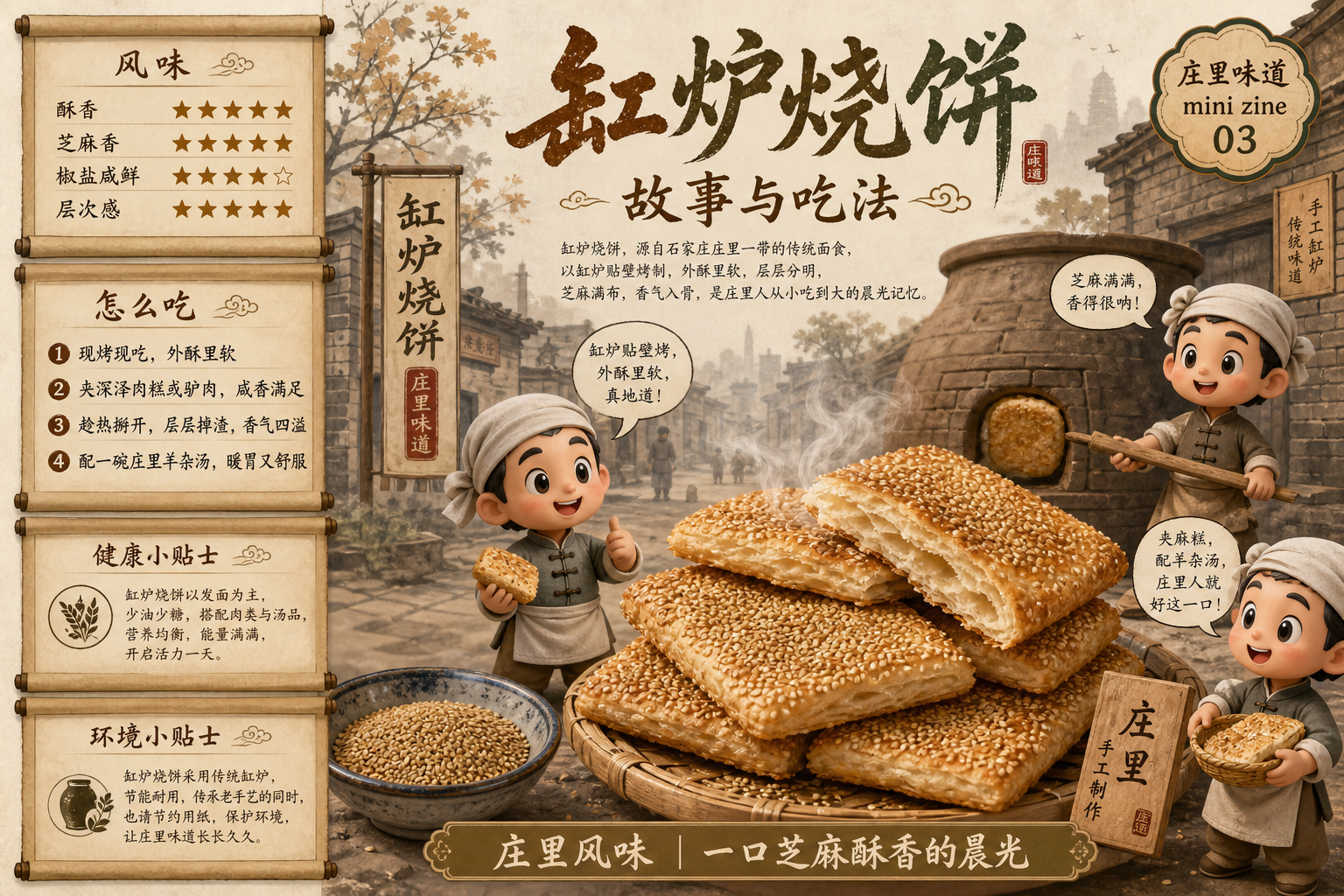 缸炉烧饼